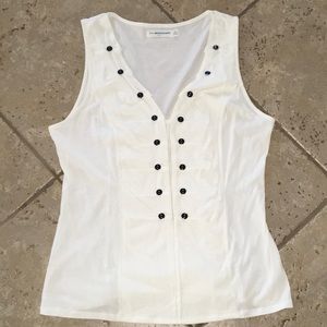 Anthropologie Pilcro and the Letterpress White Tank